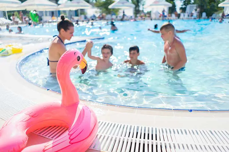 Outdoor swimming at Woodman Park Pool in Brantford